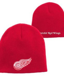 Detroit Red Wings KIDS Cuffless Knit Red Beanie Hat