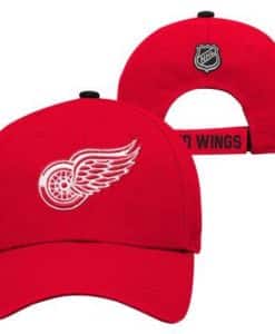 Detroit Red Wings Red Basic Structure Adjustable Hat