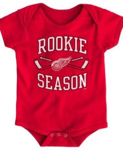 Detroit Red Wings Baby Rookie Sticks Onesie Creeper