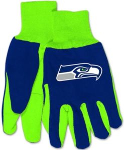 Seattle Seahawks Two Tone Adult Size Gloves