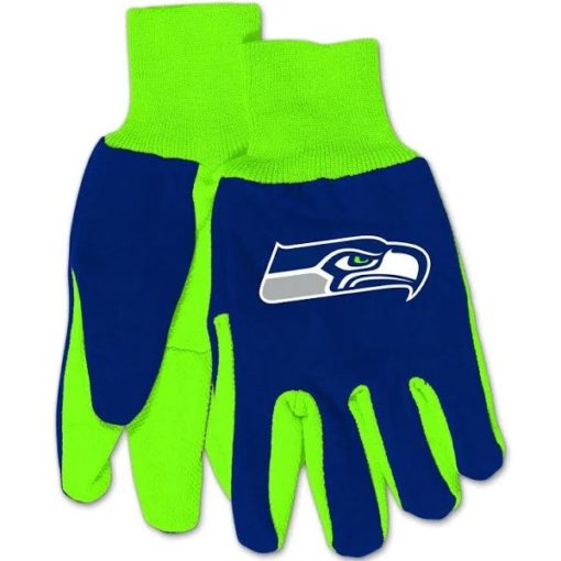 Seattle Seahawks Two Tone Adult Size Gloves