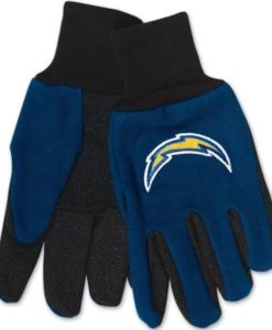 Los Angeles Chargers Blue Two Tone Gloves - Adult Size