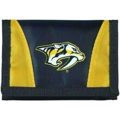 Nashville Predators Blue Nylon Trifold Wallet