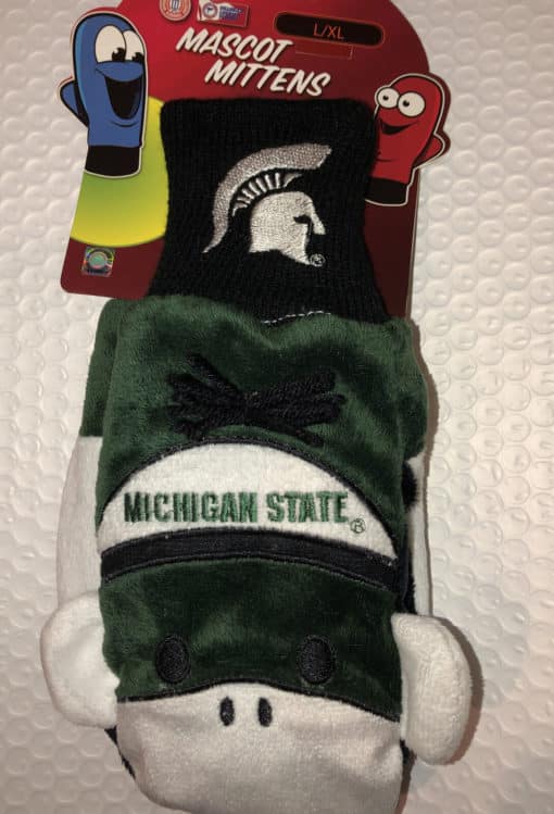 Michigan State Spartans Kids L/XL Mascot Mittens