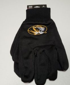 Missouri Tigers Black Two Tone Gloves - Adult