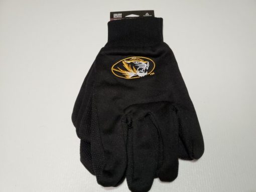 Missouri Tigers Black Two Tone Gloves - Adult