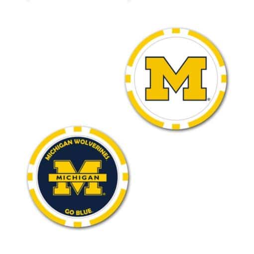 Michigan Wolverines Ball Marker - Oversized Indiv.