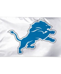 Detroit Lions Deluxe White 3'x5' Flag