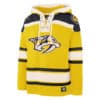 Nashville Predators Men's 47 Brand Yellow Gold Pullover Jersey Hoodie