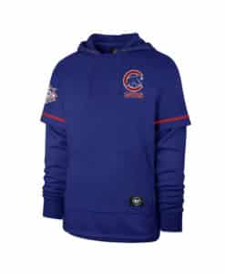 Chicago Cubs Men's 47 Brand Blue Shortstop Pullover Hoodie