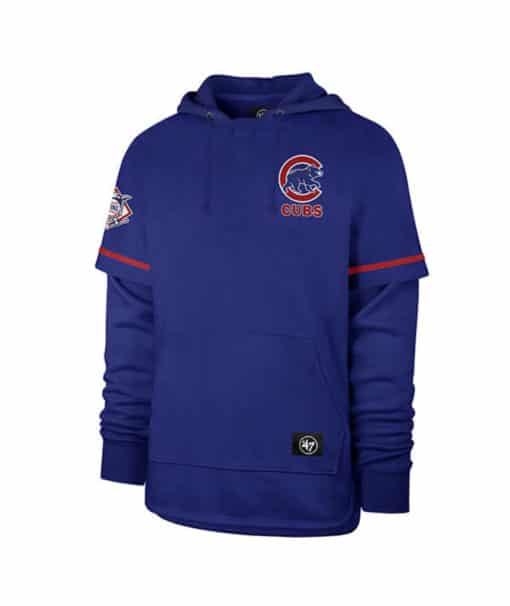 Chicago Cubs Men's 47 Brand Blue Shortstop Pullover Hoodie