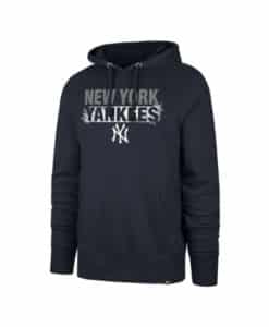 New York Yankees Men's 47 Brand Navy Base Slide Pullover Hoodie
