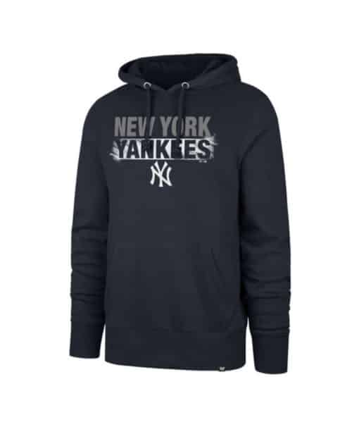 New York Yankees Men's 47 Brand Navy Base Slide Pullover Hoodie