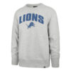 Detroit Lions Men's 47 Brand Gray Headline Crew Sweatshirt