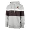 Cleveland Browns Men's 47 Brand Vintage Grey Brown Pullover Hoodie