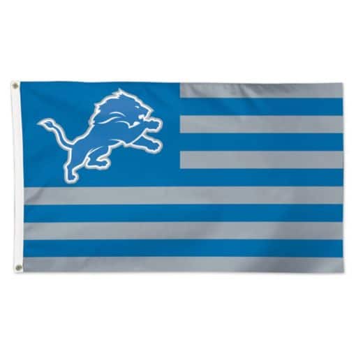 Detroit Lions Deluxe Patriotic Americana 3'x5' Flag