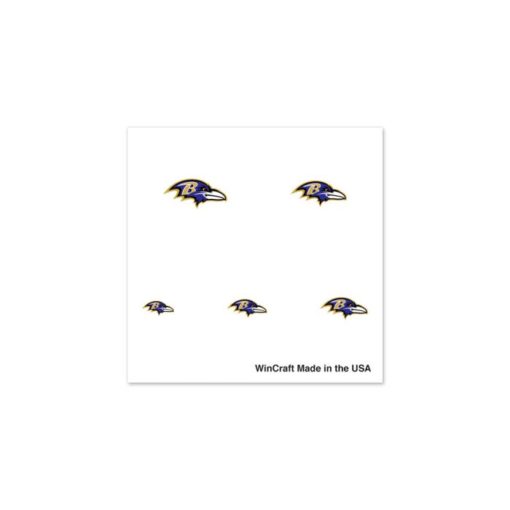 Baltimore Ravens Temporary Fingernail Tattoos