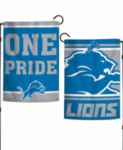 Detroit Lions 12.5"x18 Slogan Garden Flag