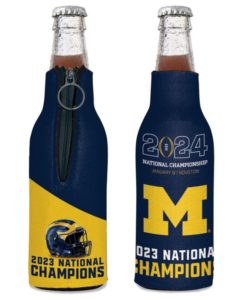 Michigan Wolverines 2023 National Champions Bottle Suit Holder