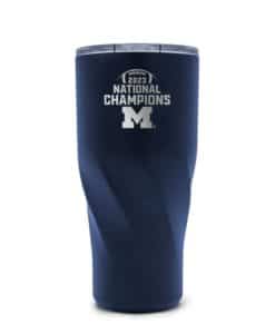 Michigan Wolverines National Football Champions 20oz Morgan Stainless Steel Tumbler