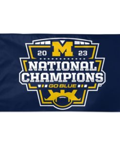 Michigan Wolverines National Football Champions Deluxe 3' X 5' Flag