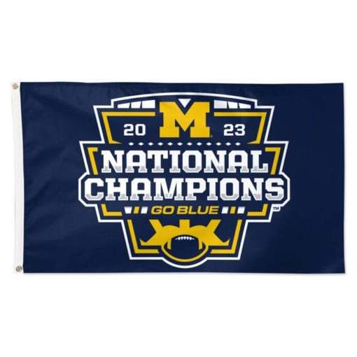 Michigan Wolverines National Football Champions Deluxe 3' X 5' Flag