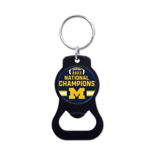 Michigan WOlverines 2023 National Champions Keychain Bottle Opener