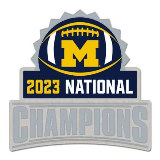 Michigan Wolverines 2023 National Champions Collector Pin