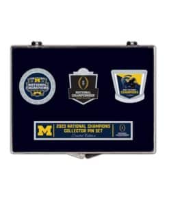 Michigan Wolverines 2023 National Football Champions Collector Pin Set