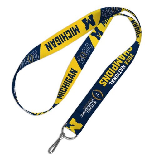 Michigan Wolverines National Football Champions 1" Lanyard