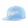 Los Angeles Dodgers 47 Brand Columbia No Shot Script Captain Snapback Hat