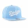 Los Angeles Dodgers 47 Brand Columbia No Shot Script Captain Snapback Hat