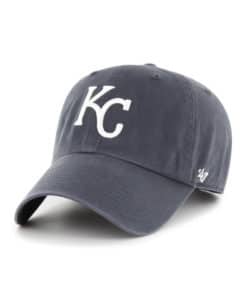 Kansas City Royals 47 Brand Navy Vintage Clean Up Adjustable Hat