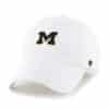 Michigan Wolverines Women's 47 Brand White Clean Up Adjustable Hat