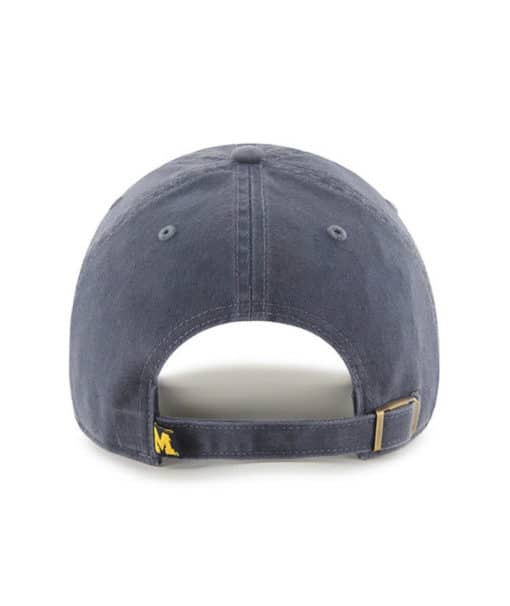 Michigan Wolverines 47 Brand Script Vintage Navy Clean Up Adjustable Hat - Image 3