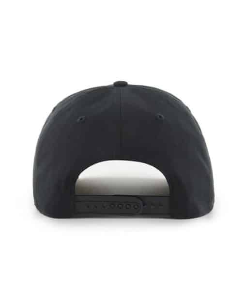 Detroit Lions 47 Brand Black Crosstown RF Hitch Snapback Hat - Image 3