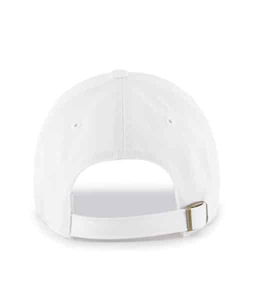 Cleveland Browns Women's 47 Brand White Miata Clean Up Adjustable Hat - Image 2