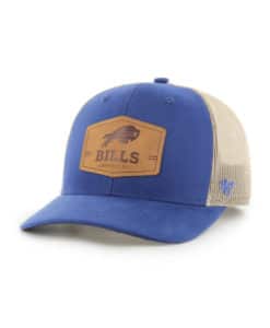 Buffalo Bills 47 Brand Vintage Blue Rawhide Khaki Mesh Snapback Hat