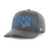Detroit Lions 47 Brand Charcoal Wave RF Hitch Snapback Hat