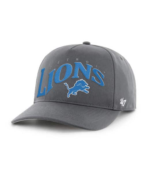 Detroit Lions 47 Brand Charcoal Wave RF Hitch Snapback Hat