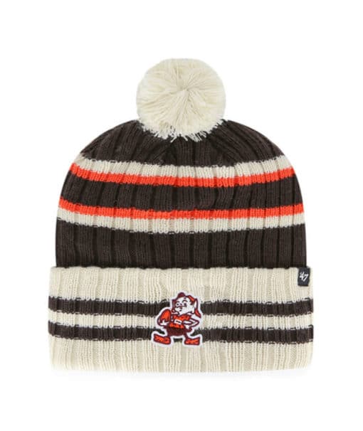 Cleveland Browns 47 Brand Brown No Huddle Cuff Knit Hat