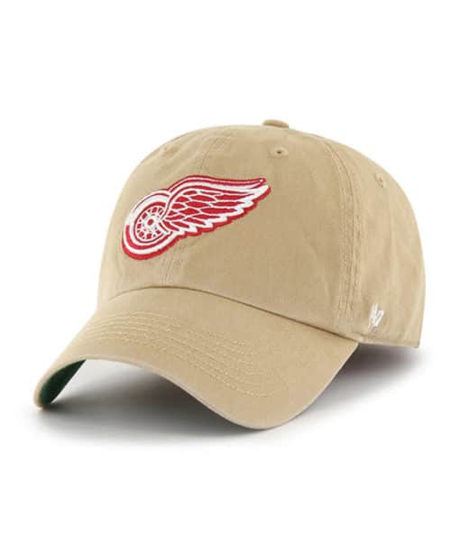 Detroit Red Wings 47 Brand Khaki Franchise Fitted Hat