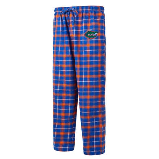Florida Gators Men's Ledger Royal Orange Flannel Pajama Pants