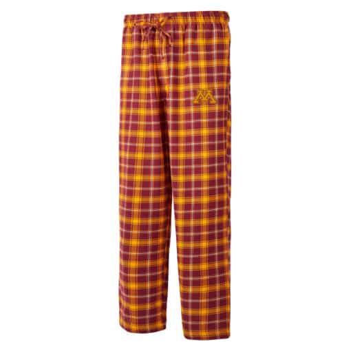 Minnesota Golden Gophers Men's Ledger Red Gold Flannel Pajama Pants