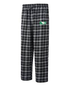 North Dakota Fighting Hawks Men's Ledger Black Gray Pajama Pants