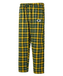 Green Bay Packers Men's Ledger Green Flannel Pajama Pants