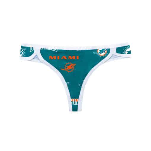 Miami Dolphins Ladies Breakthrough Knit Thong