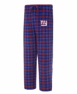 New York Giants Men's Ledger Blue Flannel Pajama Pants