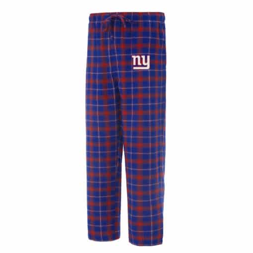 New York Giants Men's Ledger Blue Flannel Pajama Pants