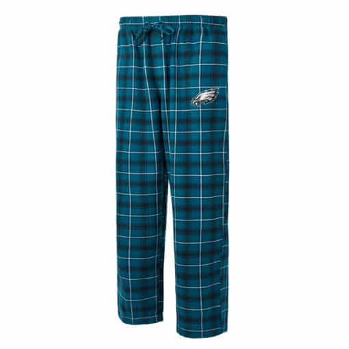 Philadelphia Eagles Men's Ledger Midnight Green Flannel Pajama Pants
